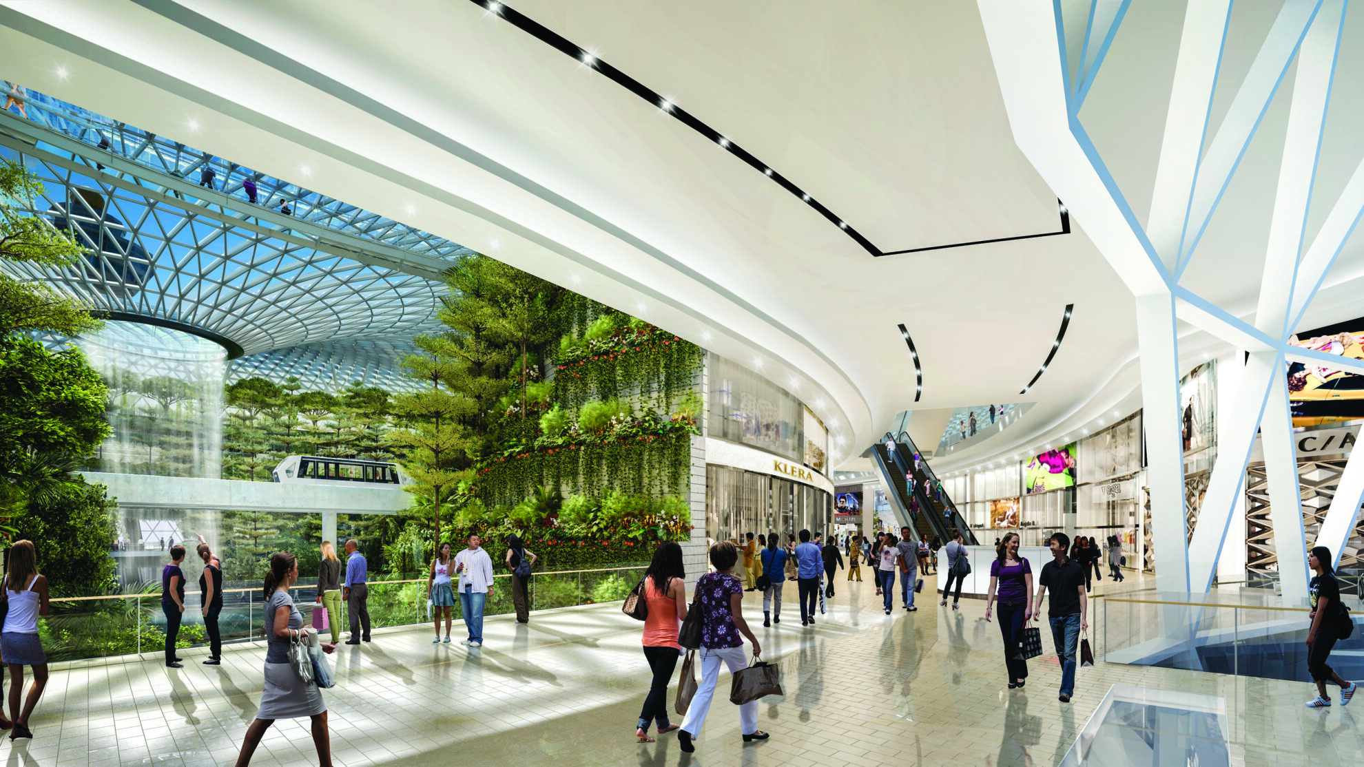 Singapore Changi airport's proposed Jewel terminal extension