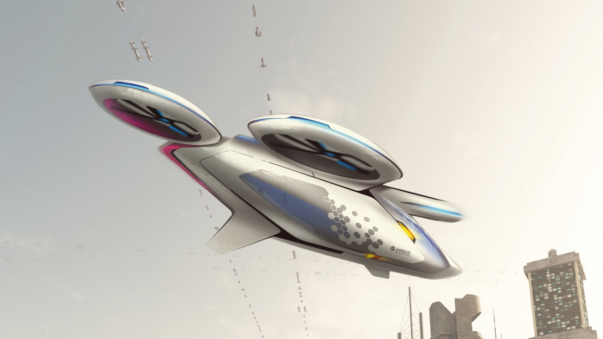 Airbus flying taxis