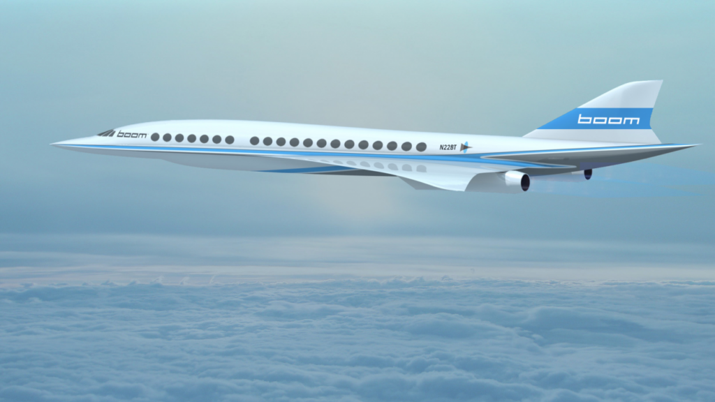 Supersonic plane Richard Branson
