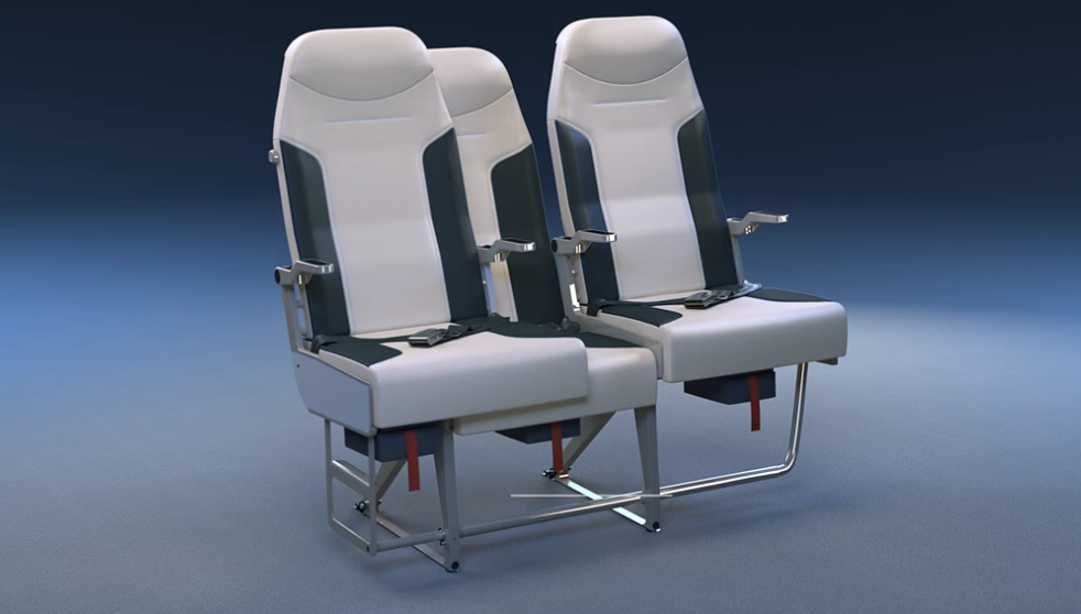 Side Slip economy class seat