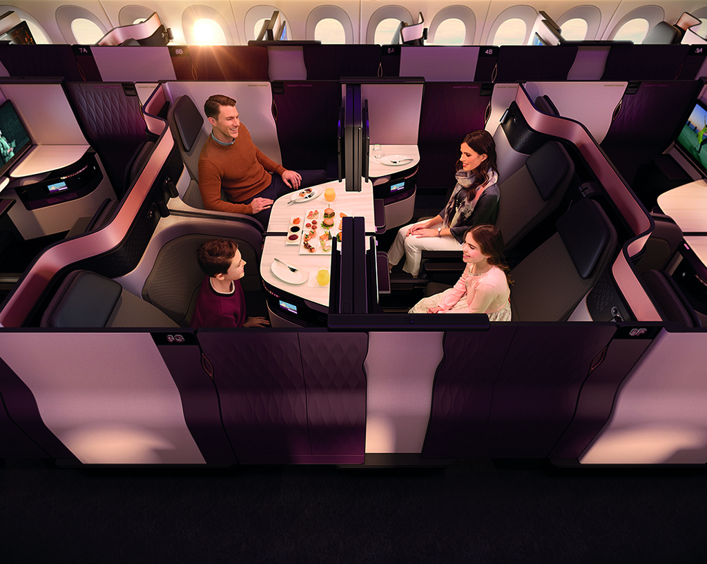 Kelas bisnis Qatar Airways Q Suite
