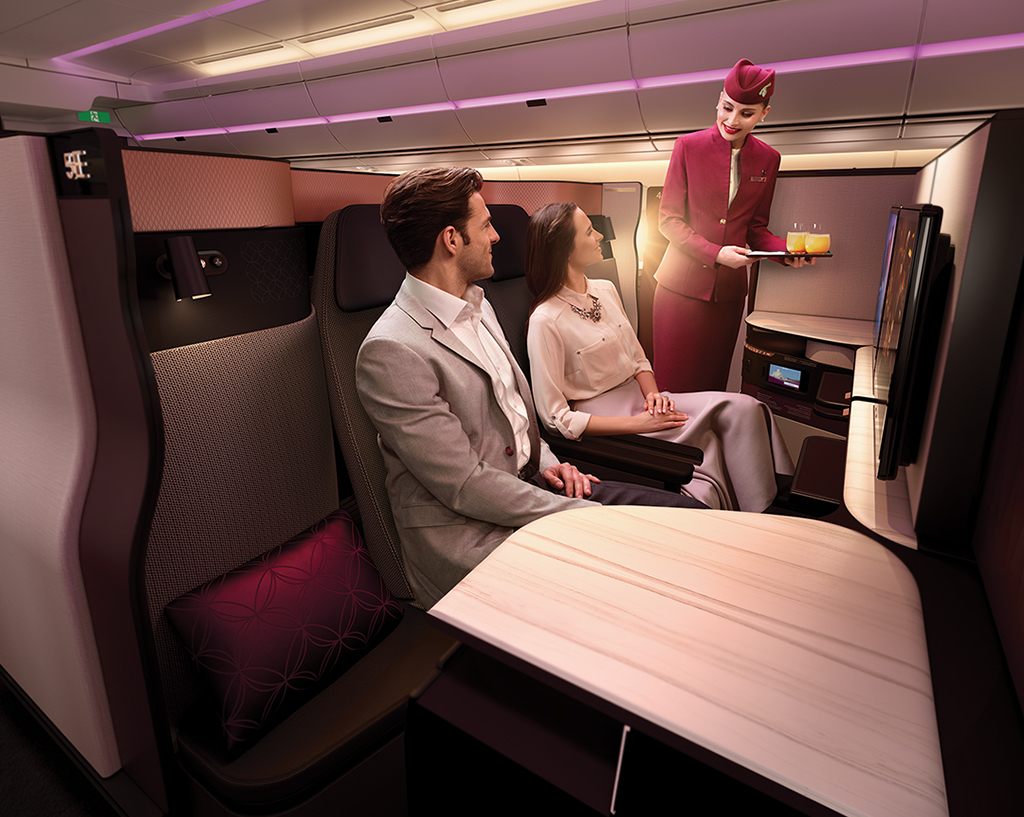 Qatar Airways Q Suite business class