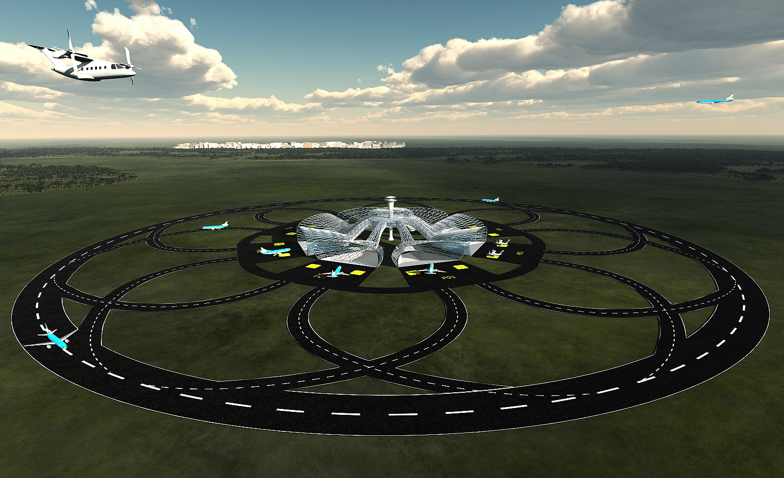 Circular runway