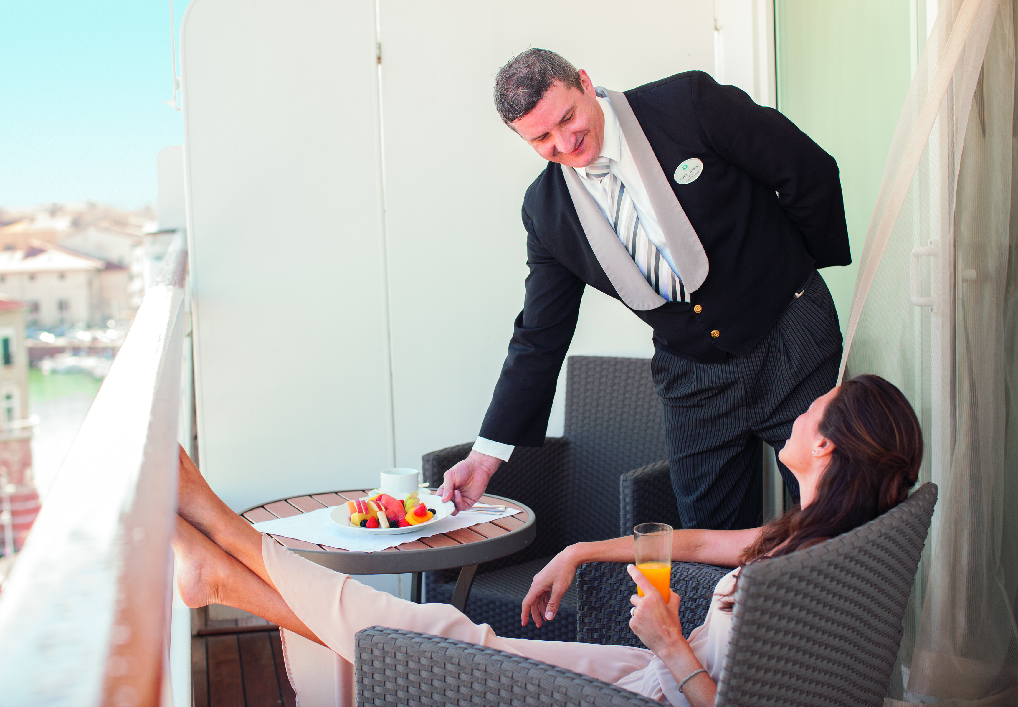 Crystal Cruises penthouse butler