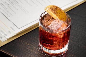 Aperitivo cocktails, chocolate negroni, Dante