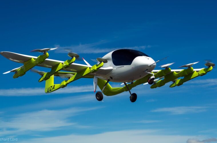 Cora autonmous flying taxi by Kitty Hawk