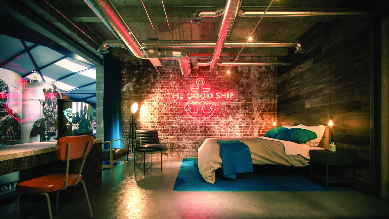 BrewDog craft beer hotel, Scotland
