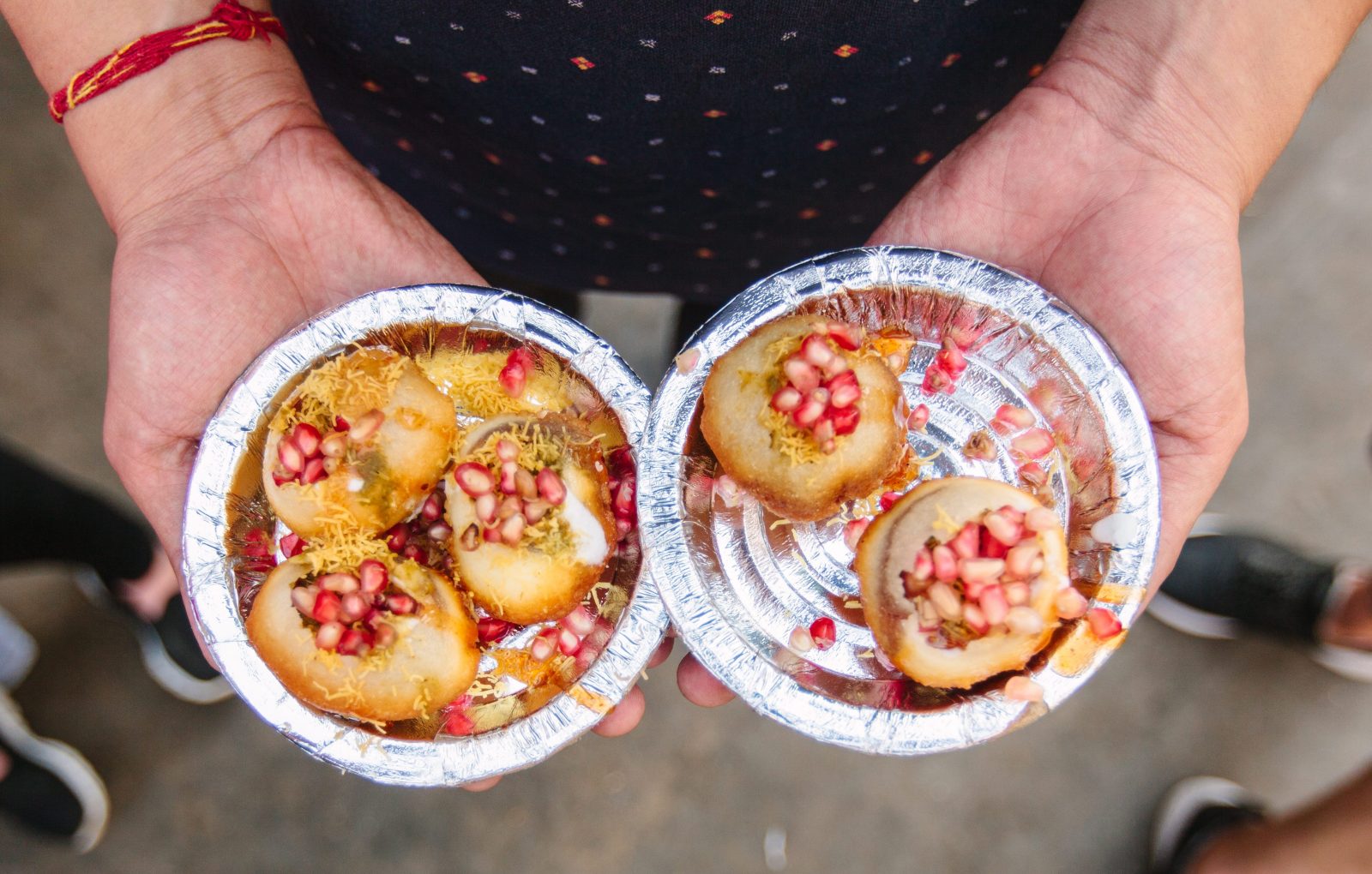 Vegan travel Indian street food