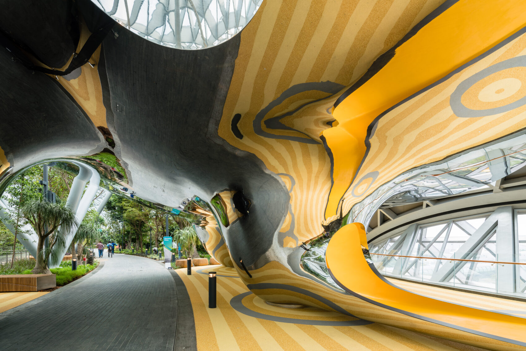 Discovery Slides at the Canopy Park, Singapore Changi Jewel Terminal