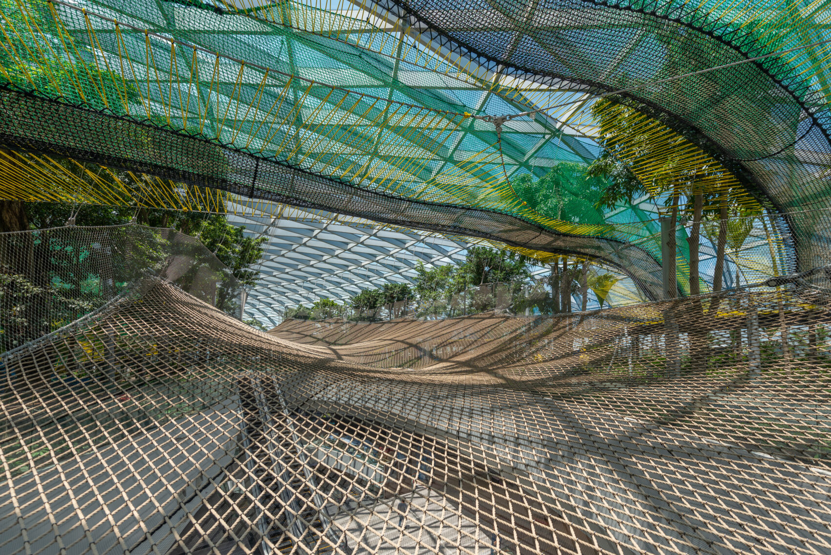 Manulife Sky Nets at Canopy Park, Singapore Changi Jewel Terminal