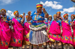 Dancers in Limpopo, Africa