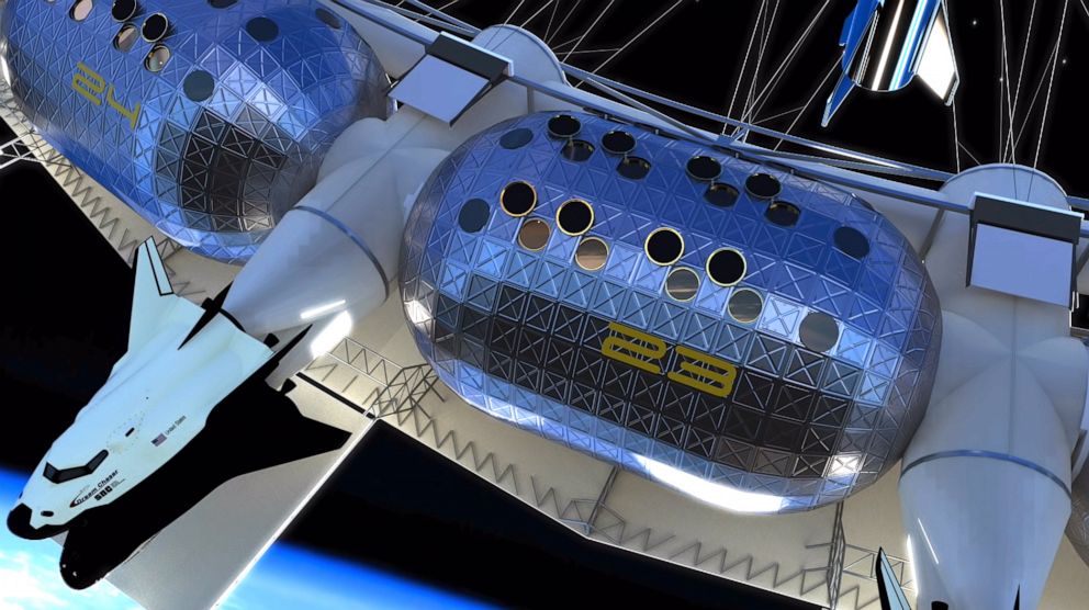 Von Braun rotating space station hotel
