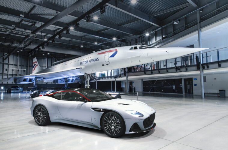British Airways and Aston Martin DBS Superleggera Concorde Edition car