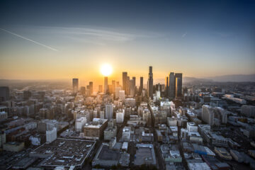 Los Angeles at sunset