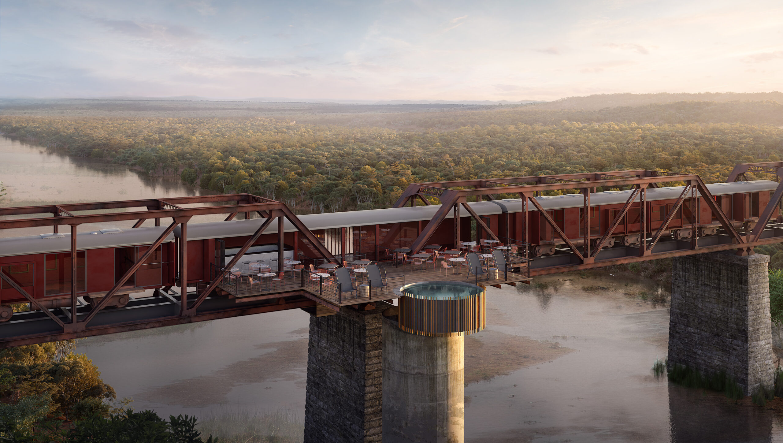 Kruger Shalati Train on a Bridge to open as luxury hotel in South Africa