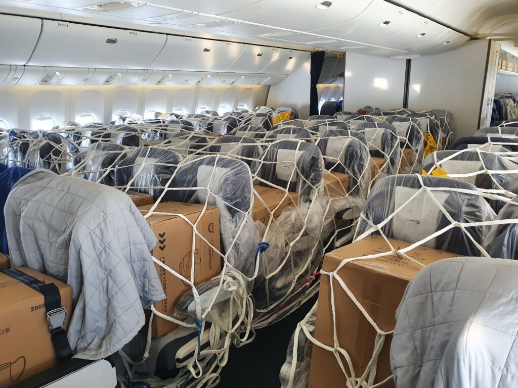 British Airways PPE cargo from China