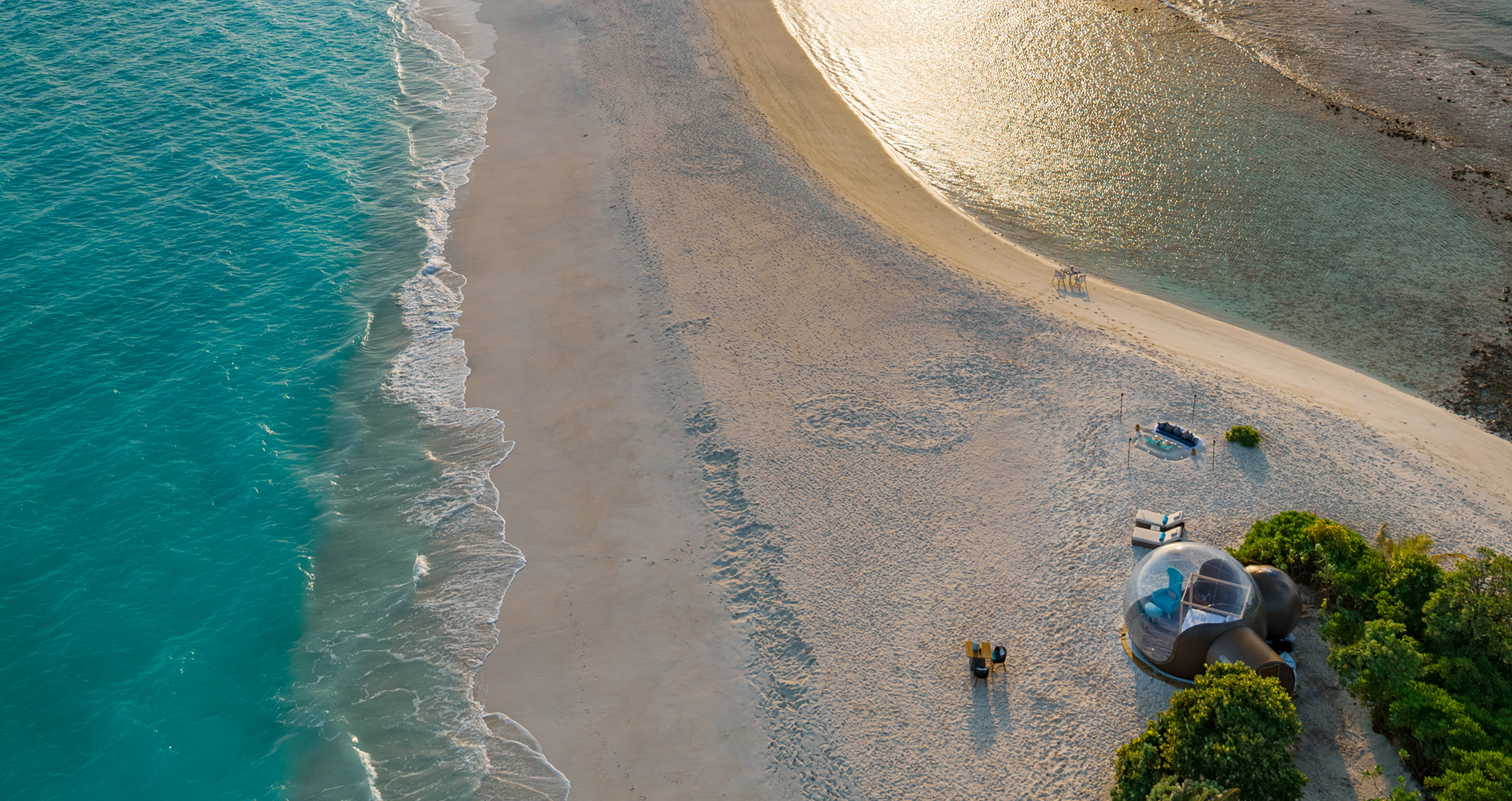 Beach Bubble Tent, Seaside Finolhu, Maldives