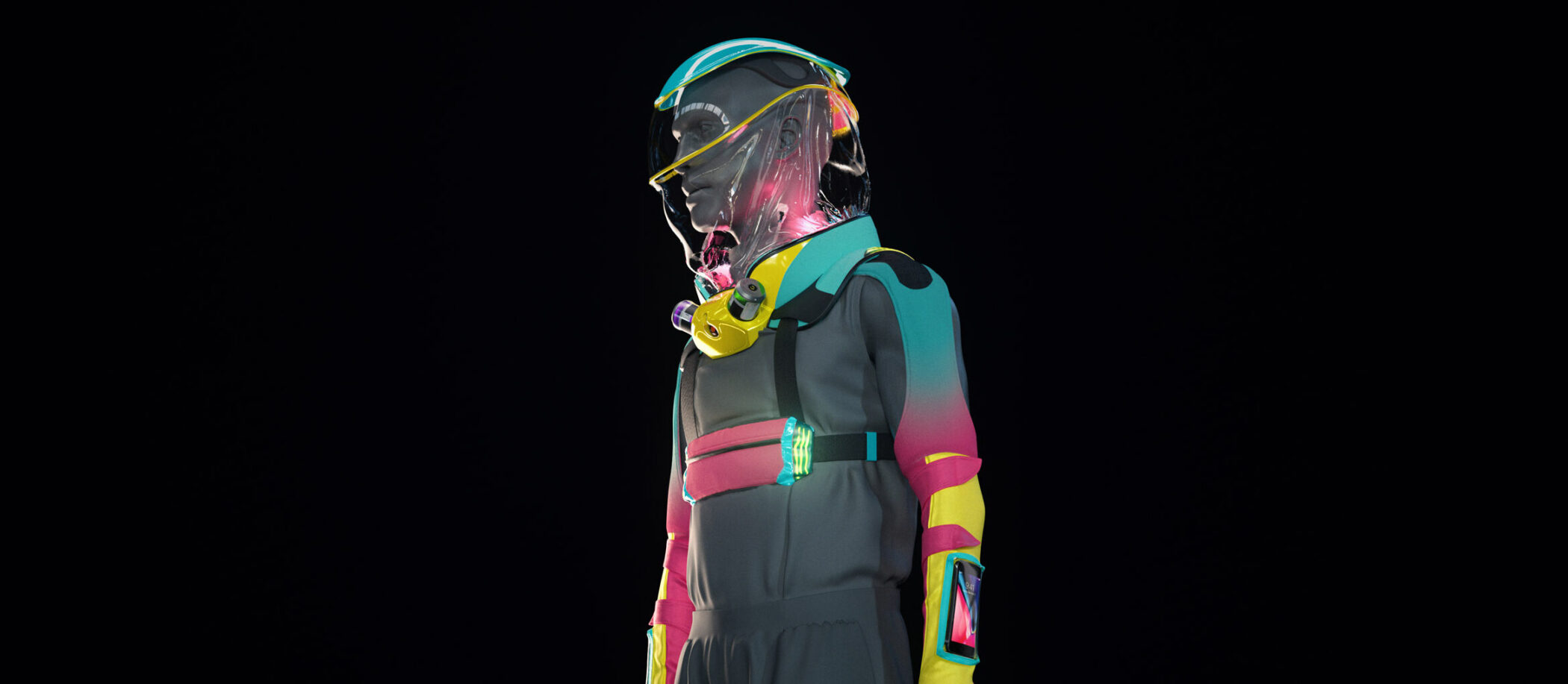 Production Club Micrashell suit