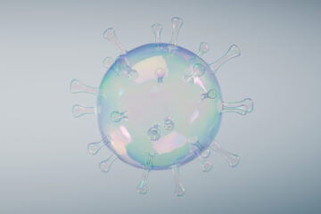 Coronavirus COVID-19 soap bubbl