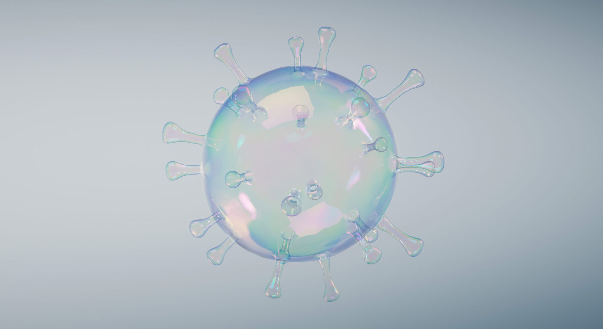 Coronavirus COVID-19 soap bubbl
