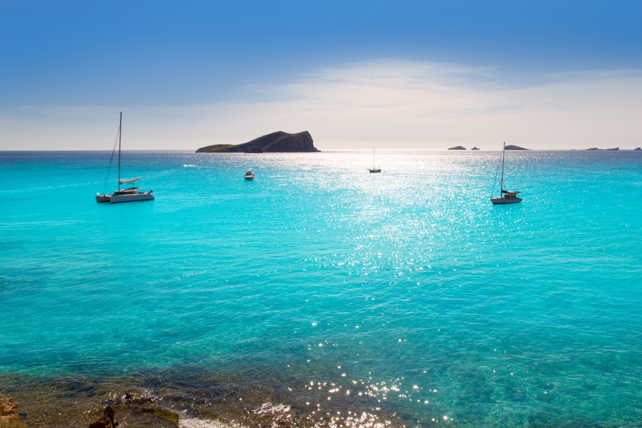 Ibiza cala Conta Conmte in San Antonio