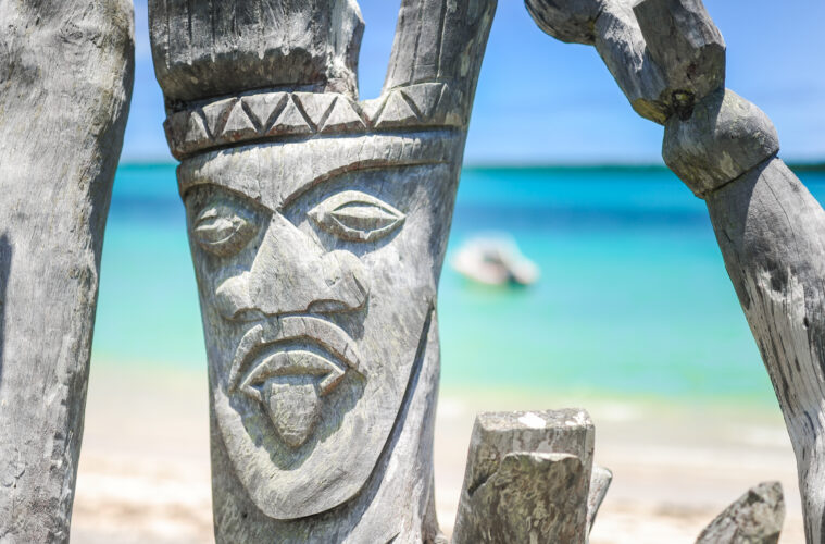 Carving in Fiji (South Pacific Islands)