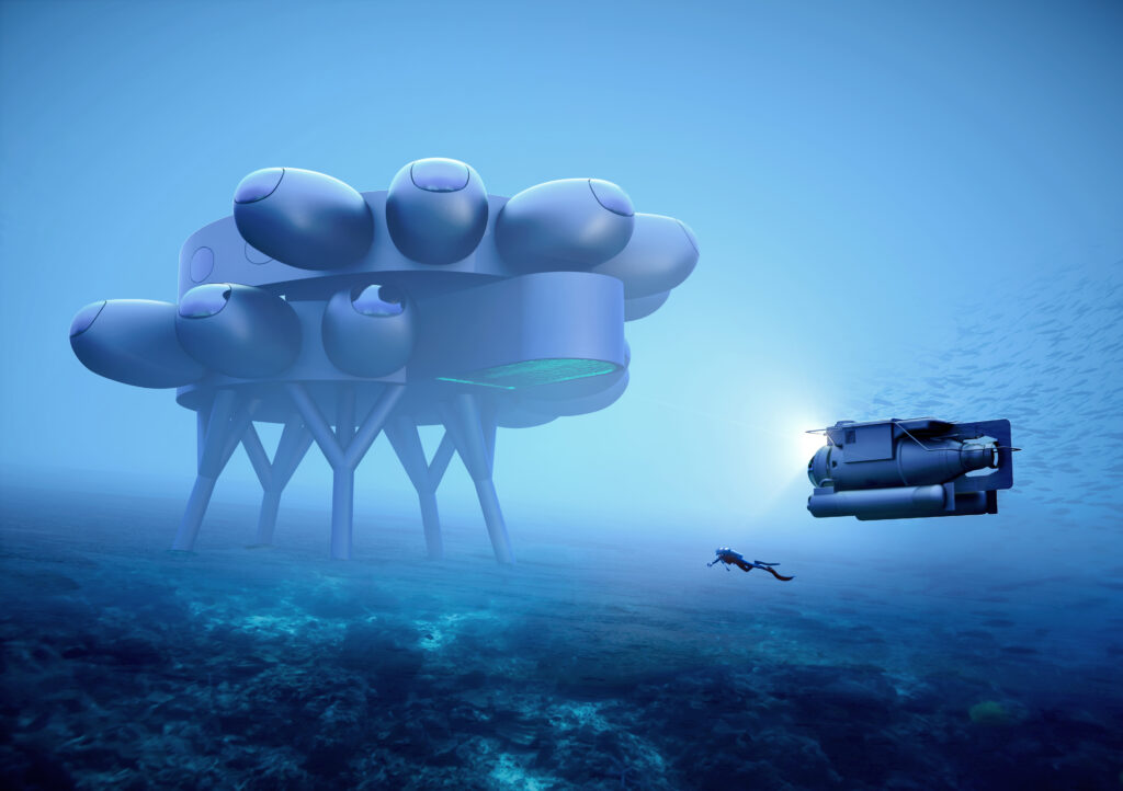 Fabien Cousteau's PROTEUS™. Concept designs by Yves Béhar and fuseproject