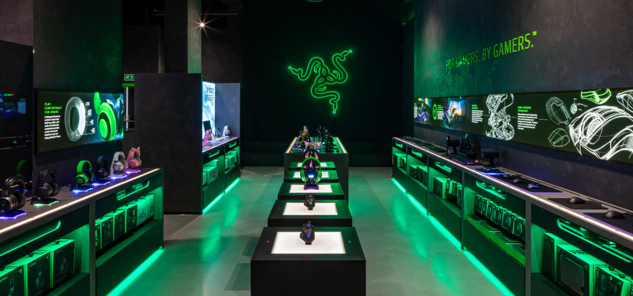 Razer gaming space by Your Studio, photo: Marcus Peel