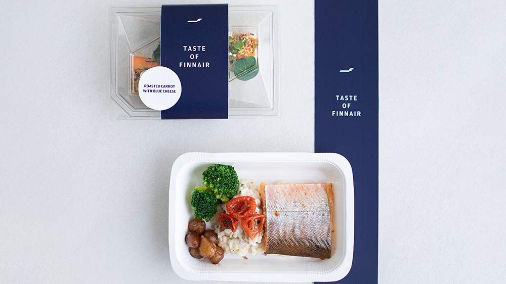 "Taste of Finnair" meal