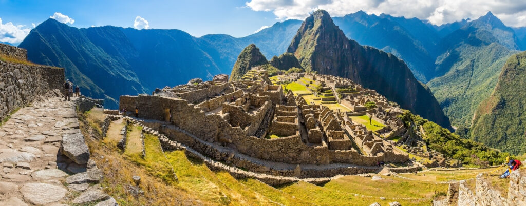 Panorama of Machu Picchu, Peru,South America.