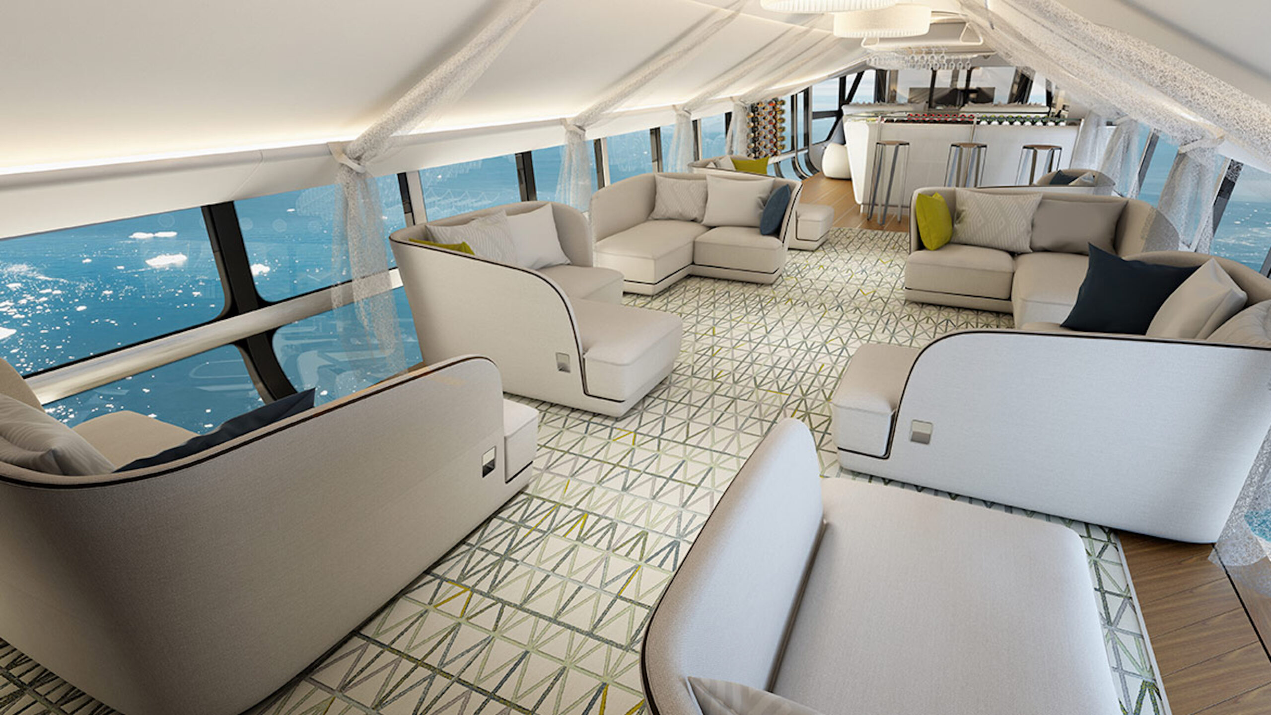 Airlander cabin lounge