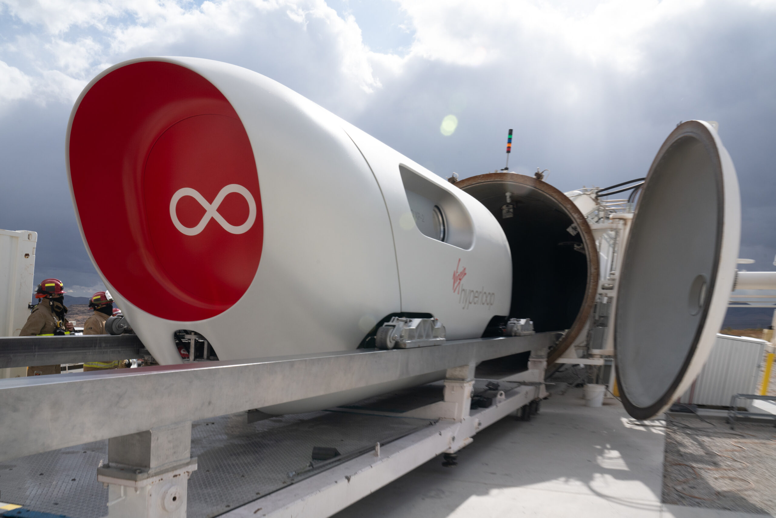 Virgin Hyperloop test in Nevada