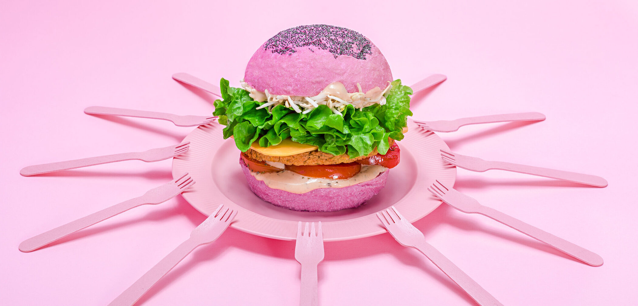 Cherry Bomb Flower Burger