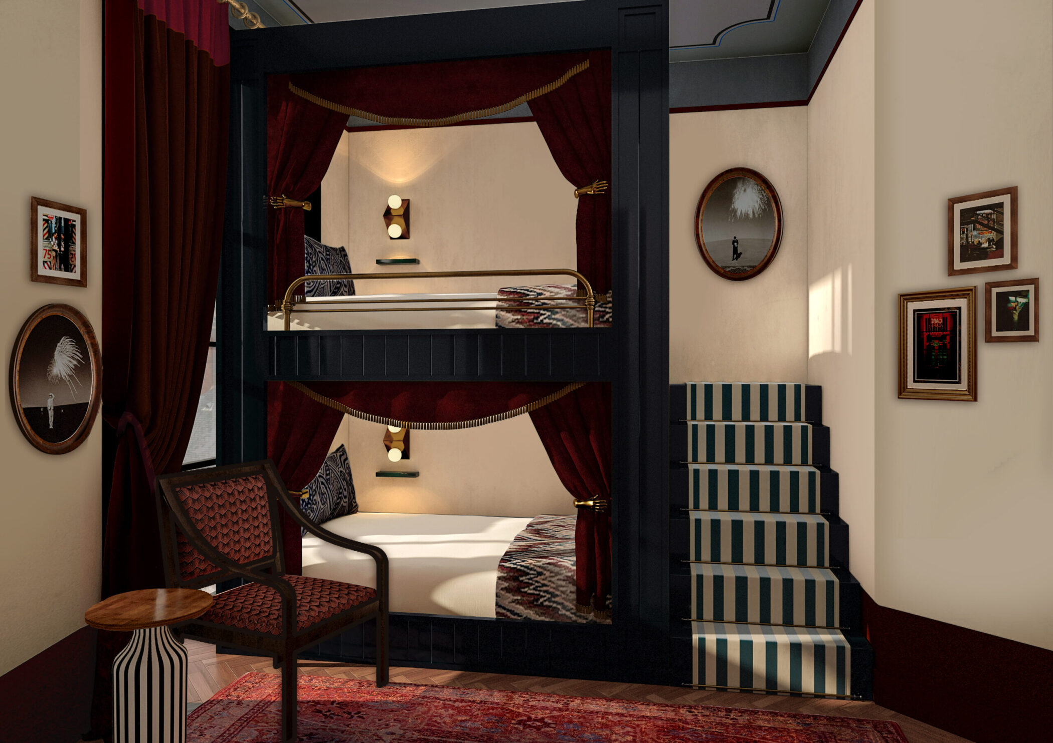 Life House Bushwick Bunk Guestroom--