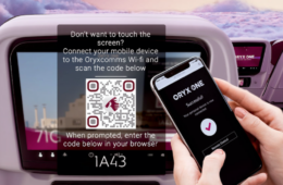 Qatar Airways zero touch IFE
