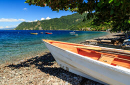 Boats on Soufriere Bay, Soufriere, Dominica