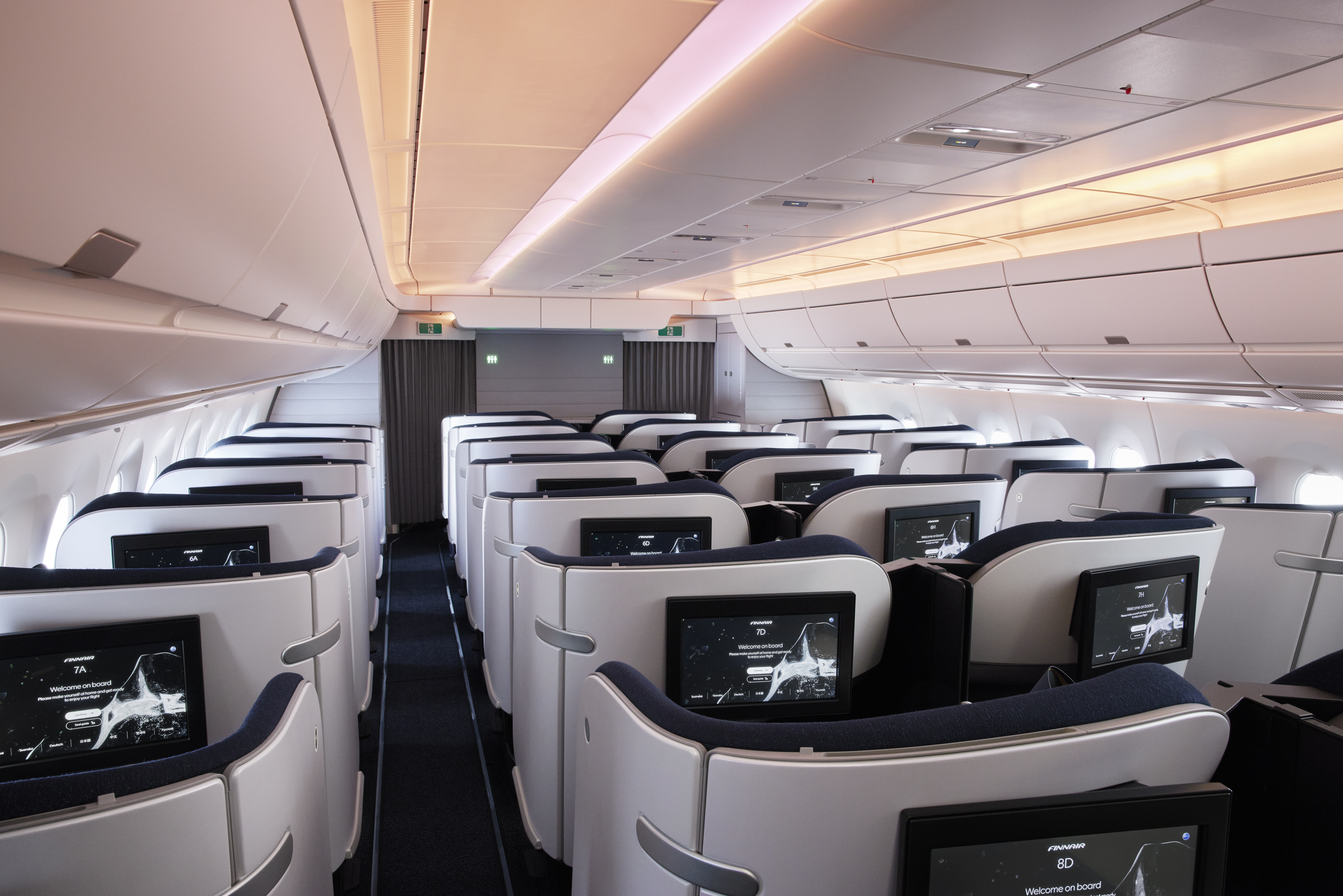 Finnair AirLounge business class seat
