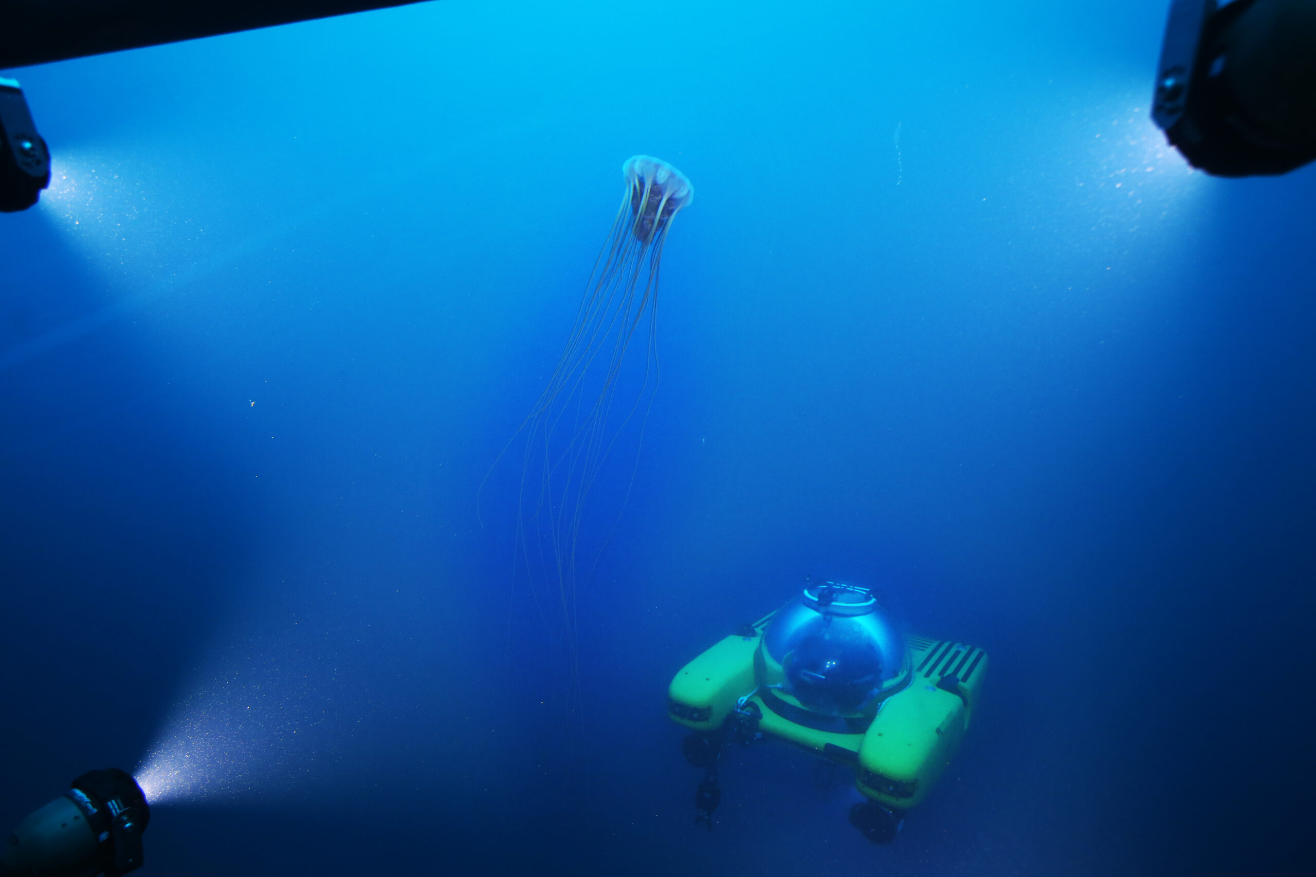 Submersible in Antarctica