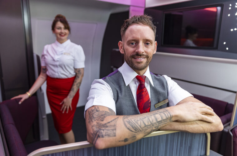 Virgin Atlantic cabin crew tattoos