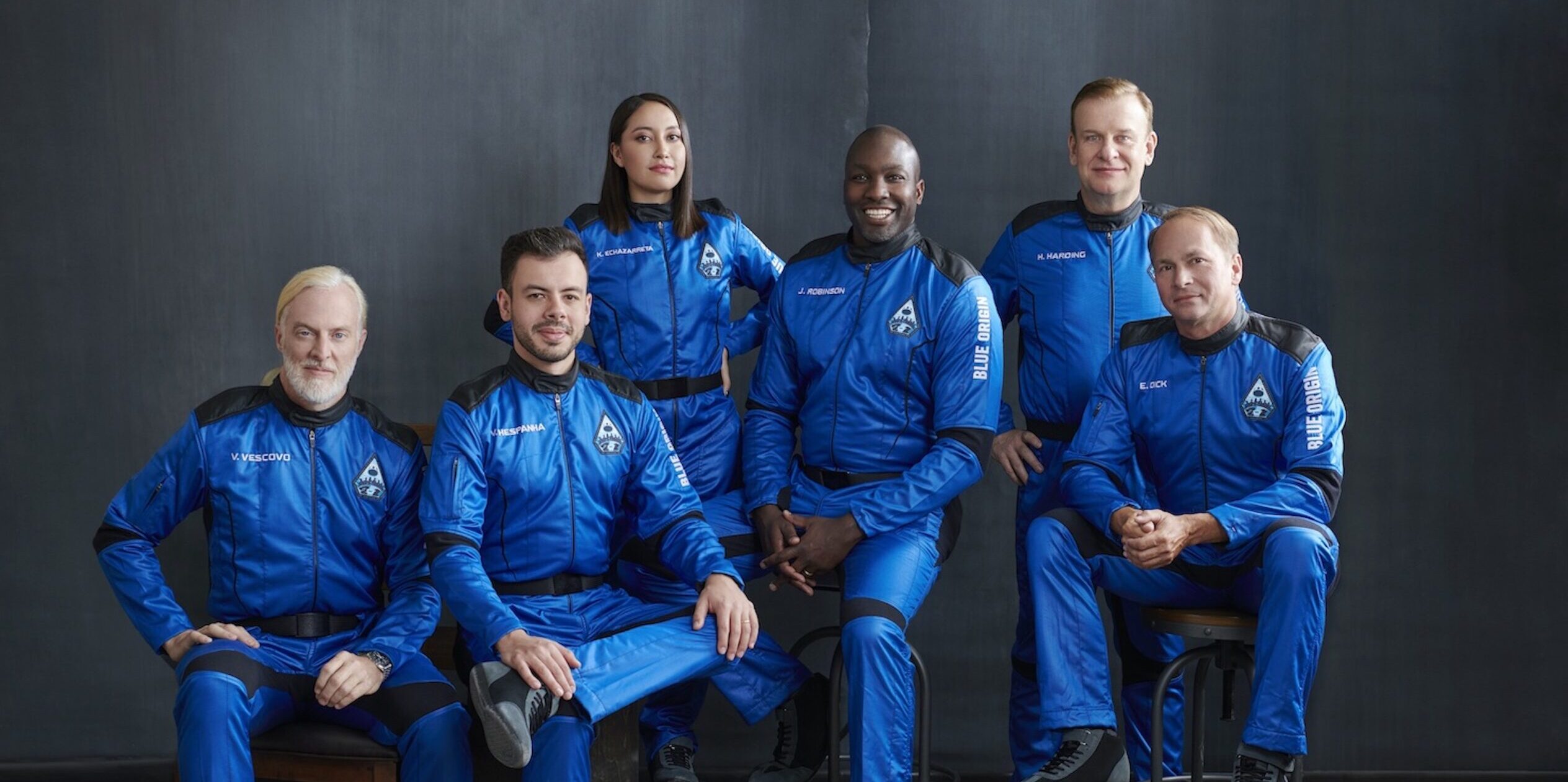 Blue Origin crew crew of New Shepard NS-21
