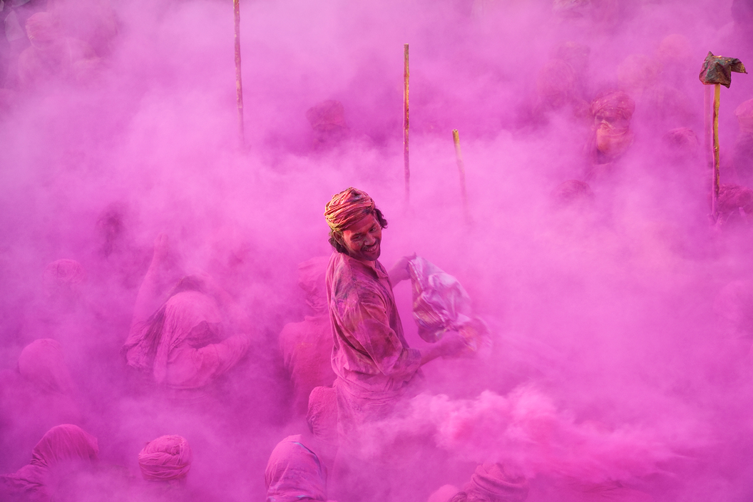 Holi spring festival, India © Cristina Garcia Rodero