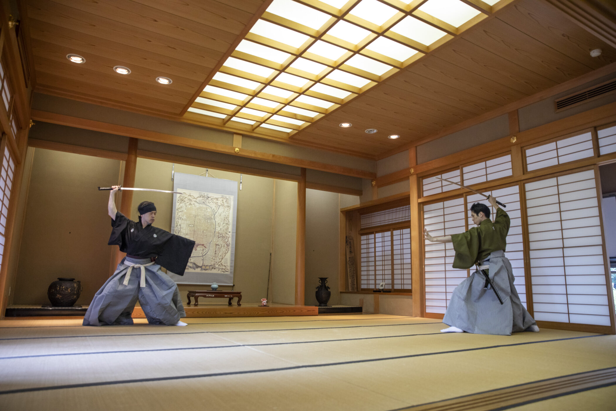 Japan Kyoto Kembu Masters Samurai Performance Instructors