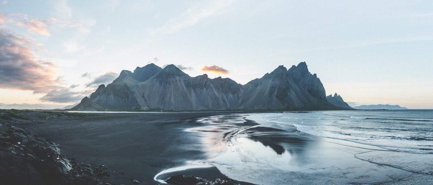 Iceland black beach