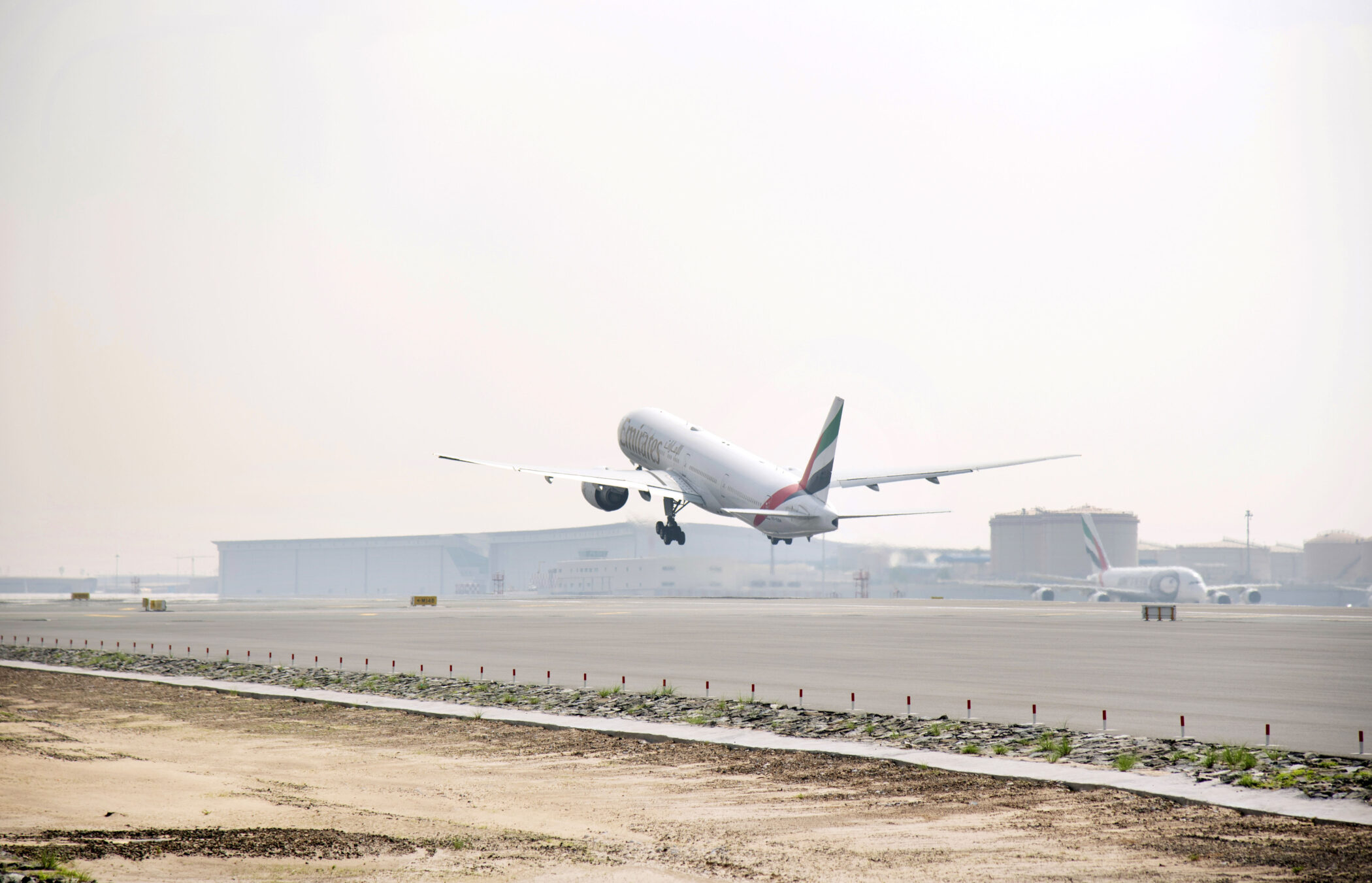 Emirates SAF flight