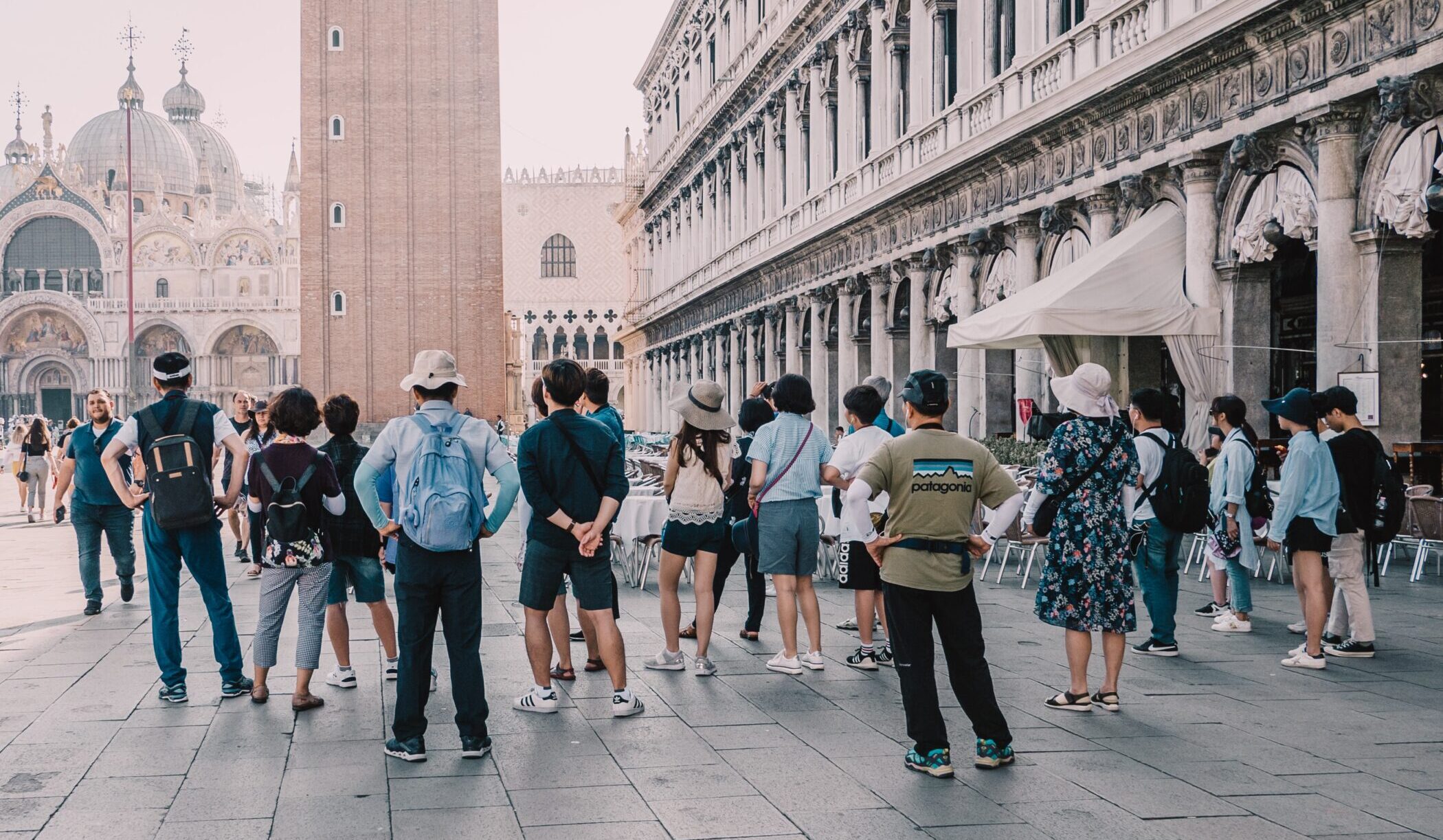 Tourists in Venice