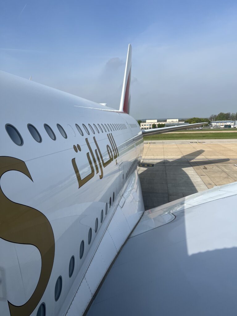 Emirates business class A380