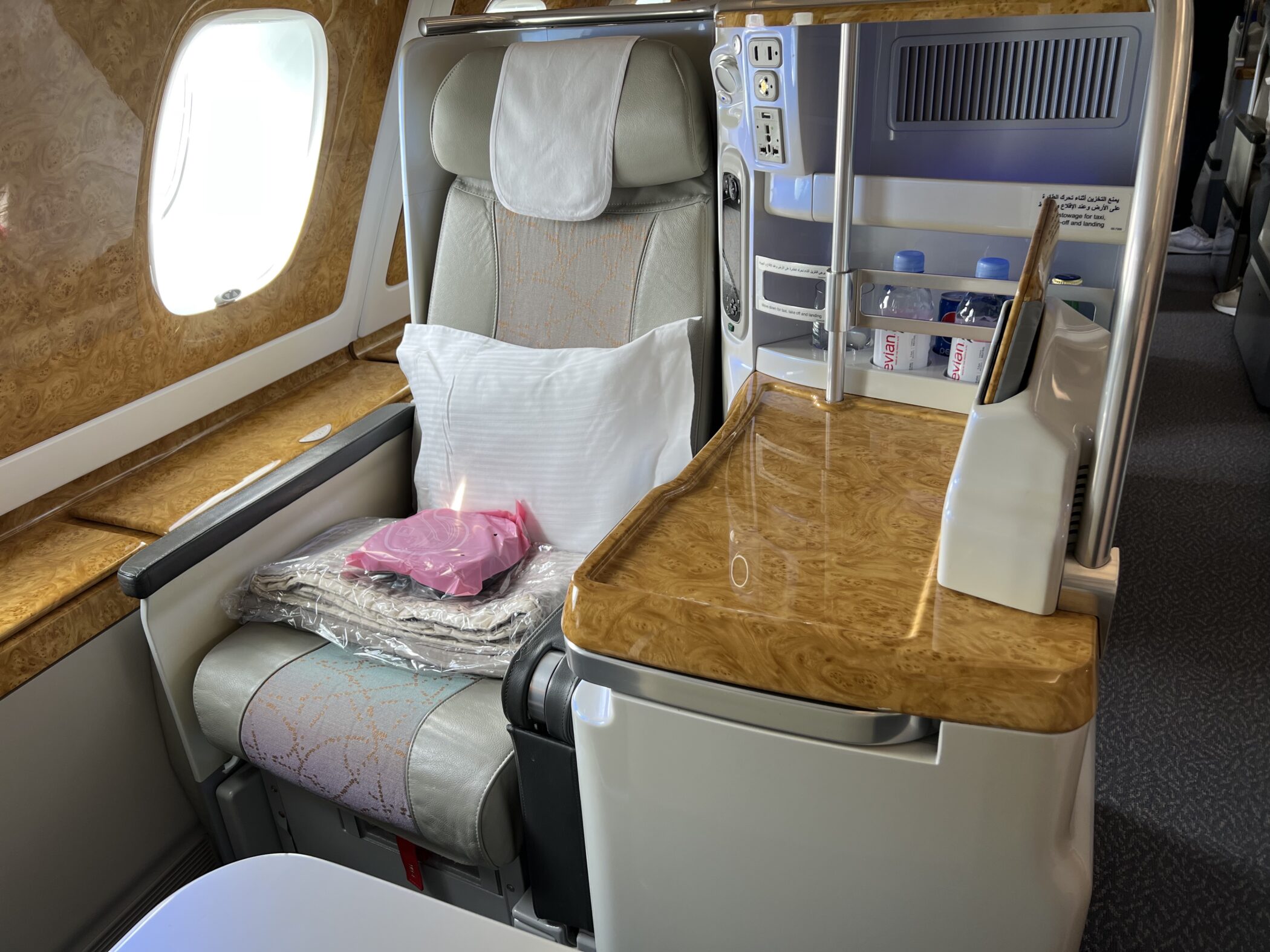Emirates business class A380