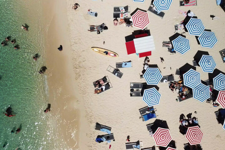 Montego Bay Jamaica Beach - Aerial Drone