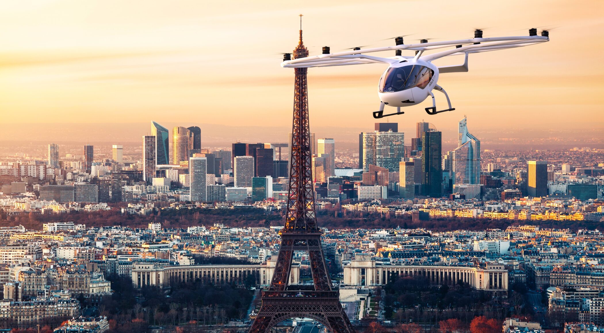 VoloCity flies over Paris