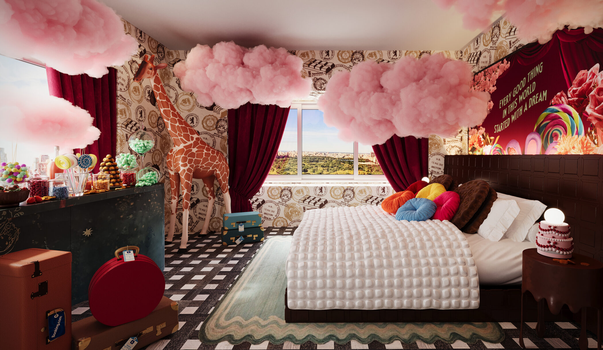 Wonka NYC Bedroom